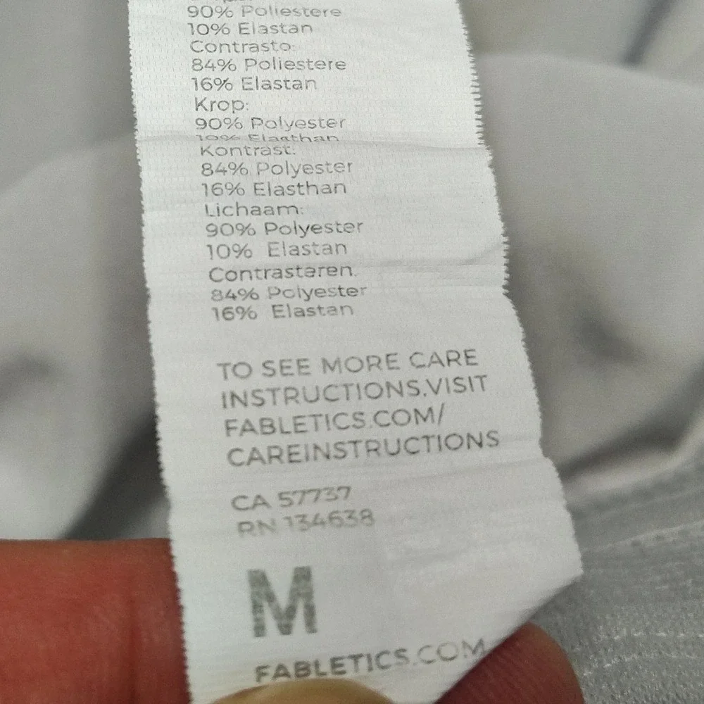 Fabletics Mens Size M White The Fundamental Shorts Unlined Training Running 7